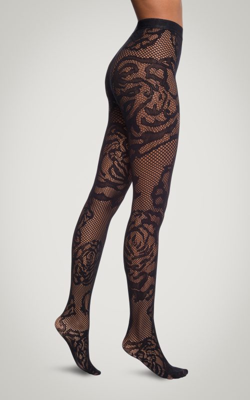 Net Roses Tights